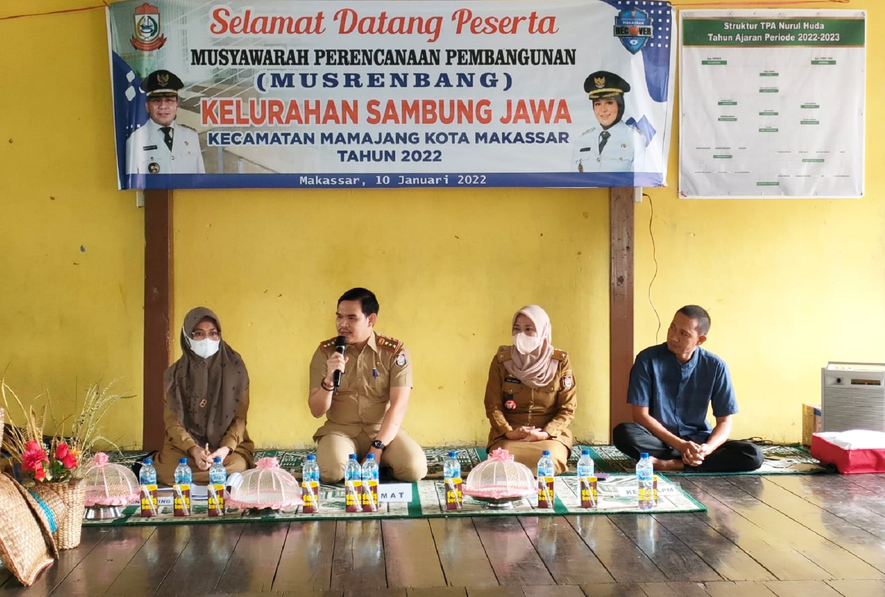 Gambar Plt Camat Mamajang M. Ari Fadli, S.STP membuka Kegiatan MUSRENBANG Tingkat Kelurahan Sambung Jawa