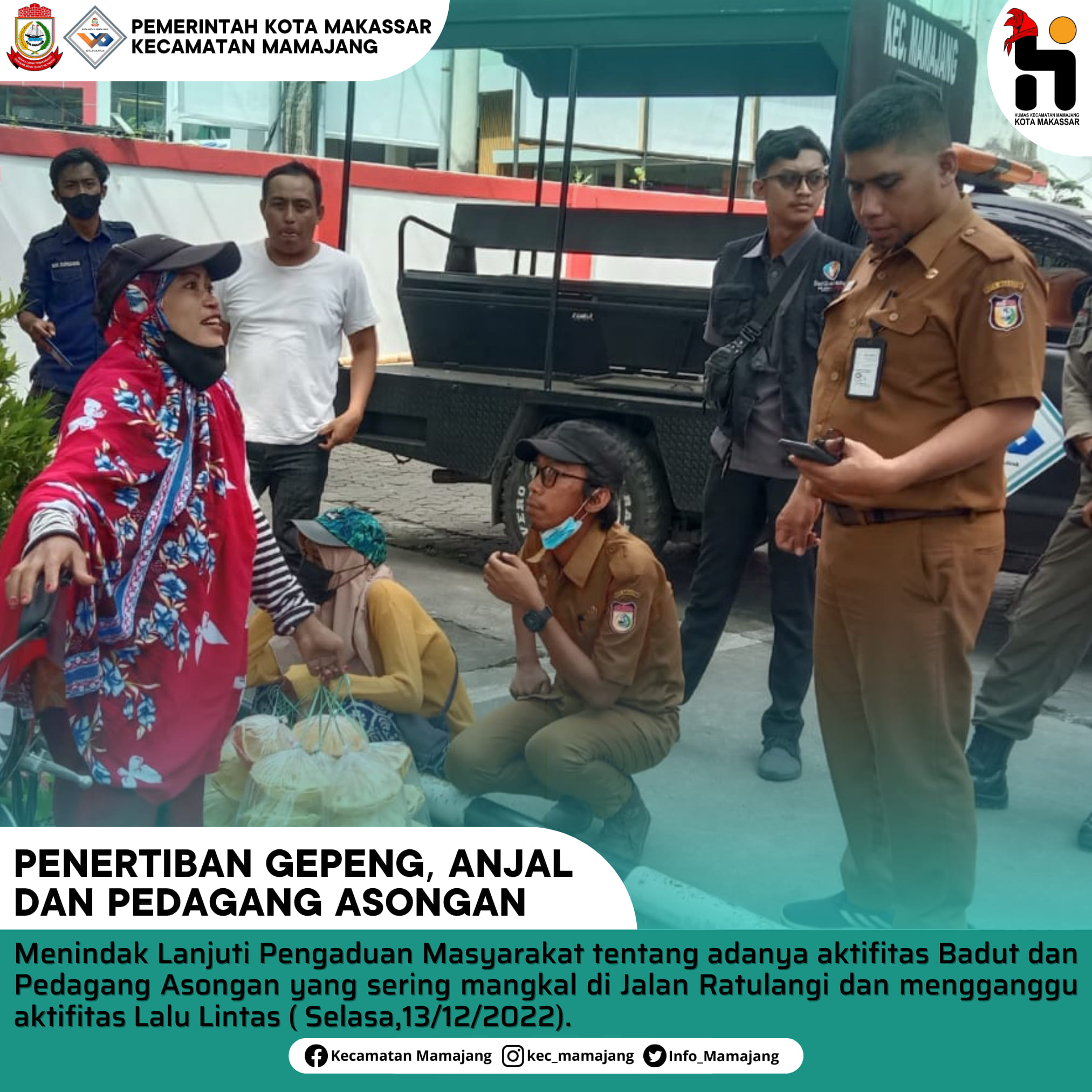 Gambar Penertiban Gepeng Anjal Dan Pedagang Asongan