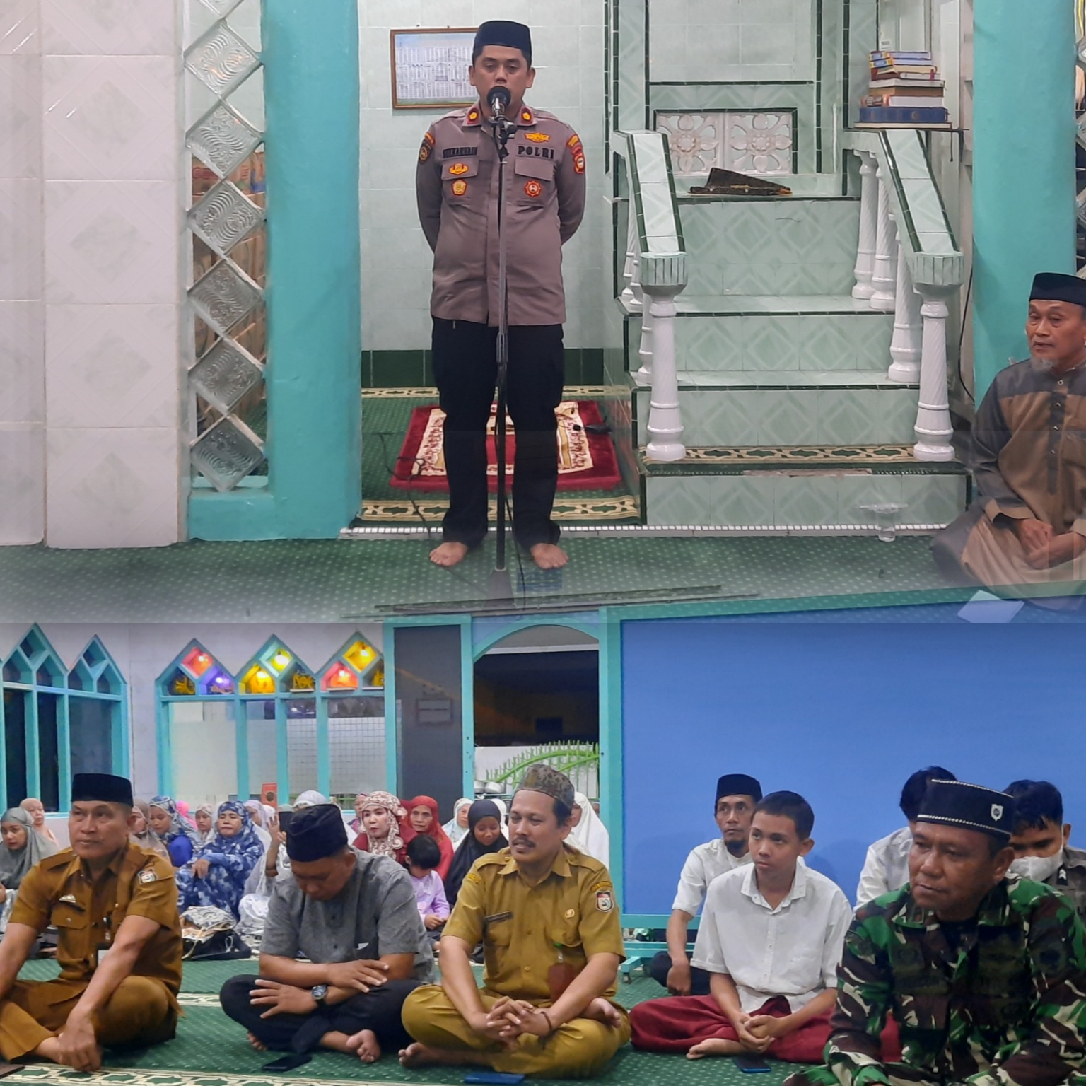 Gambar Tripika Mamajang Hadiri Safari Ramadhan Di Masjid Suhada Kelurahan Baji Mappakasunggu